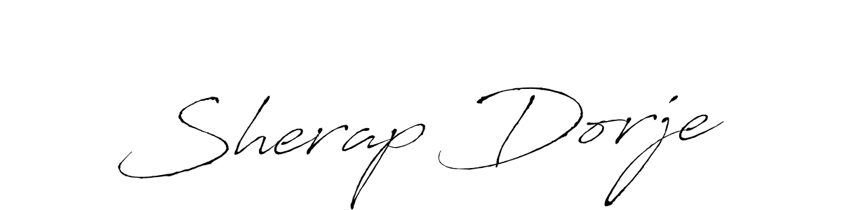 Design your own signature with our free online signature maker. With this signature software, you can create a handwritten (Antro_Vectra) signature for name Sherap Dorje. Sherap Dorje signature style 6 images and pictures png