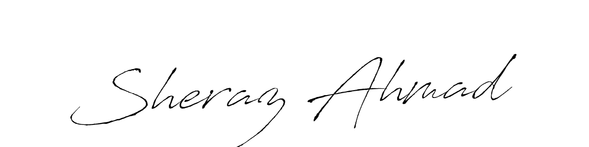 How to make Sheraz Ahmad signature? Antro_Vectra is a professional autograph style. Create handwritten signature for Sheraz Ahmad name. Sheraz Ahmad signature style 6 images and pictures png