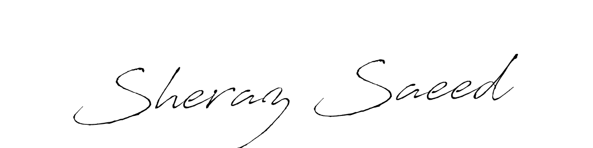 Also we have Sheraz Saeed name is the best signature style. Create professional handwritten signature collection using Antro_Vectra autograph style. Sheraz Saeed signature style 6 images and pictures png