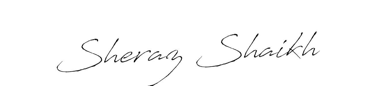 Also You can easily find your signature by using the search form. We will create Sheraz Shaikh name handwritten signature images for you free of cost using Antro_Vectra sign style. Sheraz Shaikh signature style 6 images and pictures png