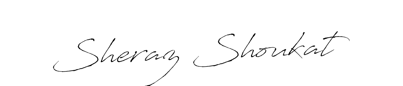 Antro_Vectra is a professional signature style that is perfect for those who want to add a touch of class to their signature. It is also a great choice for those who want to make their signature more unique. Get Sheraz Shoukat name to fancy signature for free. Sheraz Shoukat signature style 6 images and pictures png