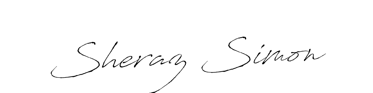Once you've used our free online signature maker to create your best signature Antro_Vectra style, it's time to enjoy all of the benefits that Sheraz Simon name signing documents. Sheraz Simon signature style 6 images and pictures png