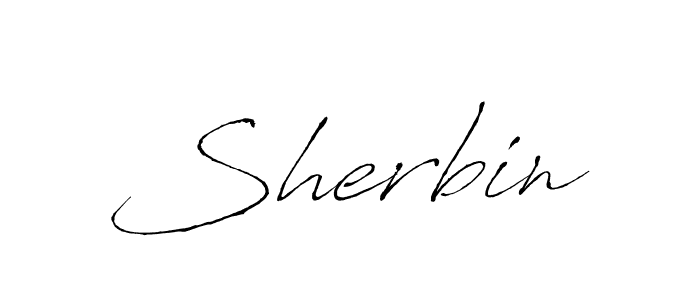 Antro_Vectra is a professional signature style that is perfect for those who want to add a touch of class to their signature. It is also a great choice for those who want to make their signature more unique. Get Sherbin name to fancy signature for free. Sherbin signature style 6 images and pictures png