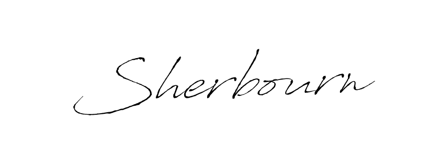 Use a signature maker to create a handwritten signature online. With this signature software, you can design (Antro_Vectra) your own signature for name Sherbourn. Sherbourn signature style 6 images and pictures png