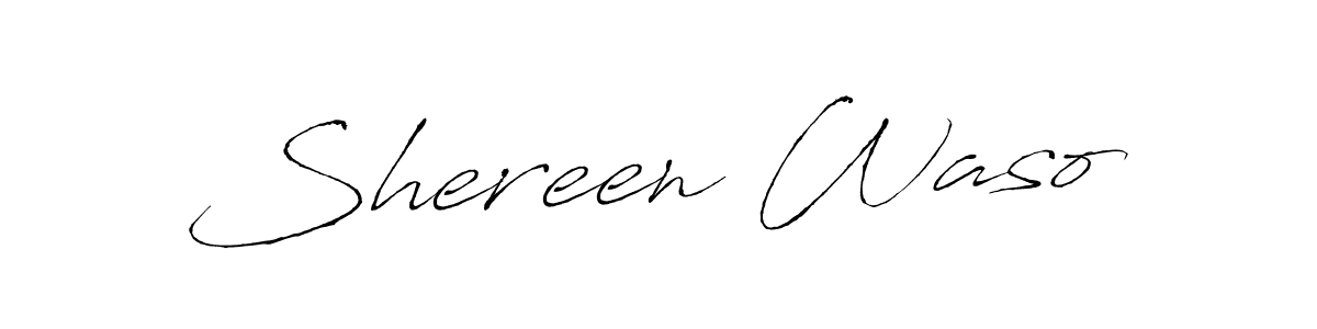 How to make Shereen Waso signature? Antro_Vectra is a professional autograph style. Create handwritten signature for Shereen Waso name. Shereen Waso signature style 6 images and pictures png