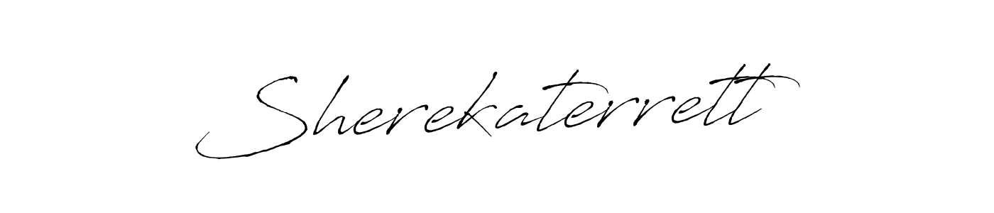 How to Draw Sherekaterrett signature style? Antro_Vectra is a latest design signature styles for name Sherekaterrett. Sherekaterrett signature style 6 images and pictures png