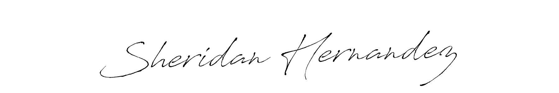 How to make Sheridan Hernandez name signature. Use Antro_Vectra style for creating short signs online. This is the latest handwritten sign. Sheridan Hernandez signature style 6 images and pictures png
