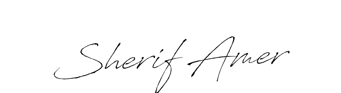 Best and Professional Signature Style for Sherif Amer. Antro_Vectra Best Signature Style Collection. Sherif Amer signature style 6 images and pictures png