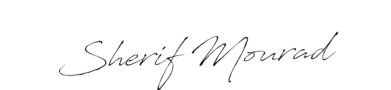 You should practise on your own different ways (Antro_Vectra) to write your name (Sherif Mourad) in signature. don't let someone else do it for you. Sherif Mourad signature style 6 images and pictures png