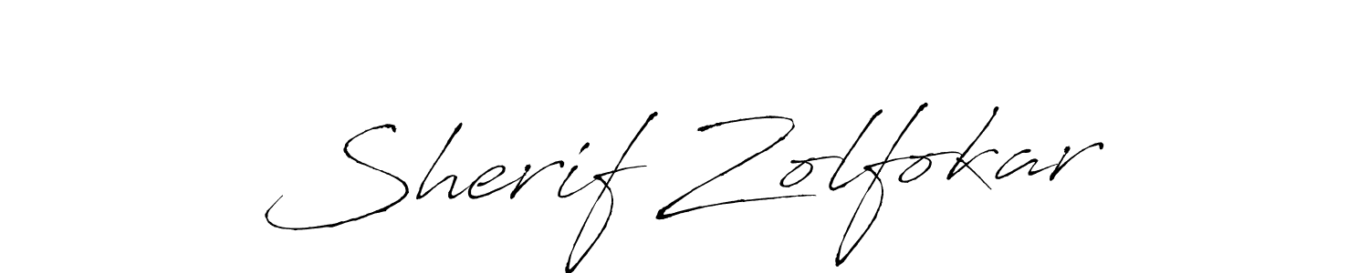 This is the best signature style for the Sherif Zolfokar name. Also you like these signature font (Antro_Vectra). Mix name signature. Sherif Zolfokar signature style 6 images and pictures png