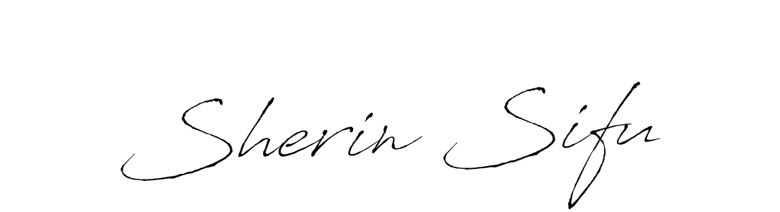 Antro_Vectra is a professional signature style that is perfect for those who want to add a touch of class to their signature. It is also a great choice for those who want to make their signature more unique. Get Sherin Sifu name to fancy signature for free. Sherin Sifu signature style 6 images and pictures png