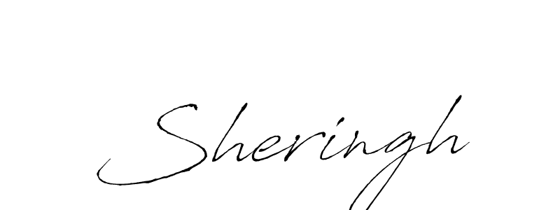 Design your own signature with our free online signature maker. With this signature software, you can create a handwritten (Antro_Vectra) signature for name Sheringh. Sheringh signature style 6 images and pictures png
