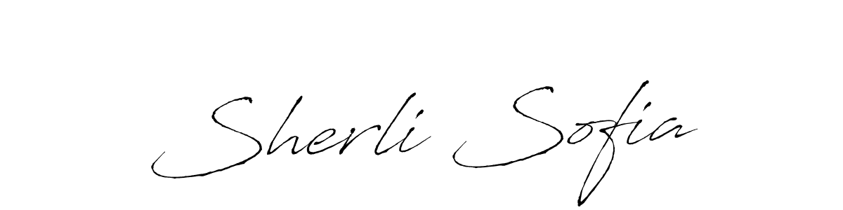 Make a beautiful signature design for name Sherli Sofia. Use this online signature maker to create a handwritten signature for free. Sherli Sofia signature style 6 images and pictures png