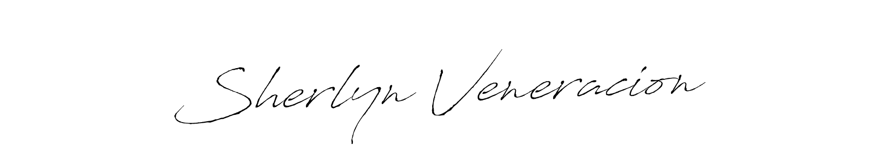 You should practise on your own different ways (Antro_Vectra) to write your name (Sherlyn Veneracion) in signature. don't let someone else do it for you. Sherlyn Veneracion signature style 6 images and pictures png