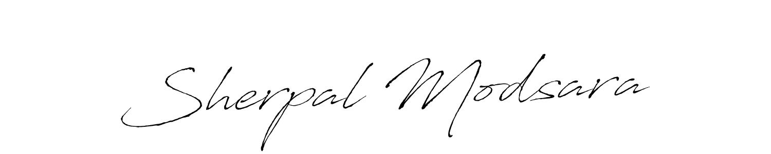 Design your own signature with our free online signature maker. With this signature software, you can create a handwritten (Antro_Vectra) signature for name Sherpal Modsara. Sherpal Modsara signature style 6 images and pictures png