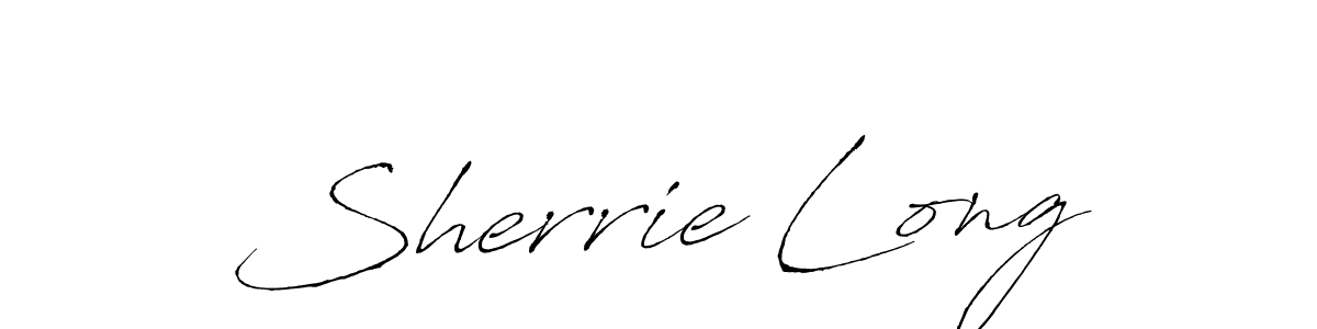 How to make Sherrie Long signature? Antro_Vectra is a professional autograph style. Create handwritten signature for Sherrie Long name. Sherrie Long signature style 6 images and pictures png