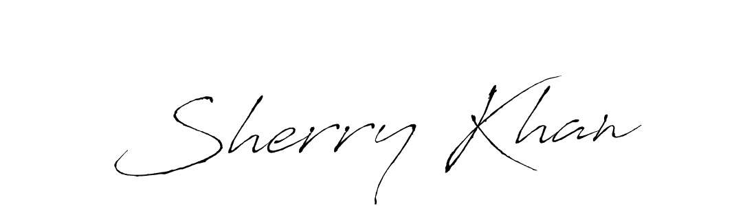 How to make Sherry Khan signature? Antro_Vectra is a professional autograph style. Create handwritten signature for Sherry Khan name. Sherry Khan signature style 6 images and pictures png