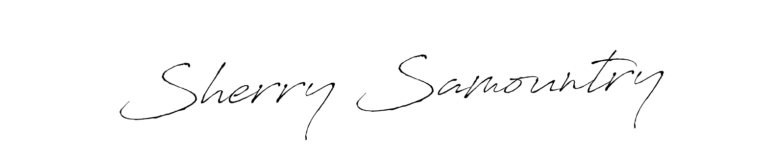 Use a signature maker to create a handwritten signature online. With this signature software, you can design (Antro_Vectra) your own signature for name Sherry Samountry. Sherry Samountry signature style 6 images and pictures png