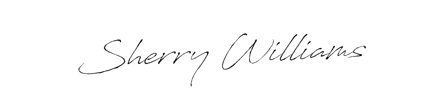 It looks lik you need a new signature style for name Sherry Williams. Design unique handwritten (Antro_Vectra) signature with our free signature maker in just a few clicks. Sherry Williams signature style 6 images and pictures png