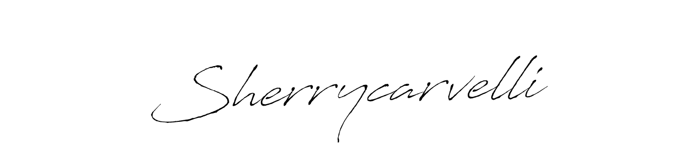 Similarly Antro_Vectra is the best handwritten signature design. Signature creator online .You can use it as an online autograph creator for name Sherrycarvelli. Sherrycarvelli signature style 6 images and pictures png