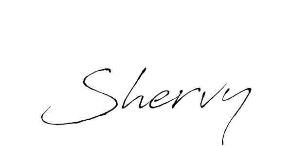 The best way (Antro_Vectra) to make a short signature is to pick only two or three words in your name. The name Shervy include a total of six letters. For converting this name. Shervy signature style 6 images and pictures png