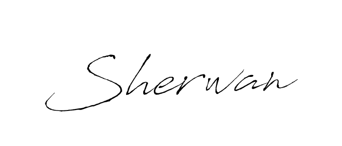 How to make Sherwan signature? Antro_Vectra is a professional autograph style. Create handwritten signature for Sherwan name. Sherwan signature style 6 images and pictures png