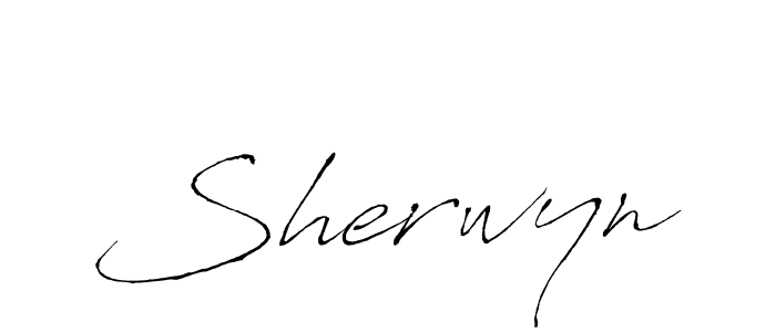 Once you've used our free online signature maker to create your best signature Antro_Vectra style, it's time to enjoy all of the benefits that Sherwyn name signing documents. Sherwyn signature style 6 images and pictures png