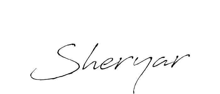 if you are searching for the best signature style for your name Sheryar. so please give up your signature search. here we have designed multiple signature styles  using Antro_Vectra. Sheryar signature style 6 images and pictures png