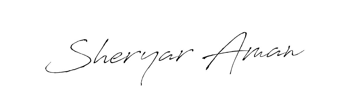 Similarly Antro_Vectra is the best handwritten signature design. Signature creator online .You can use it as an online autograph creator for name Sheryar Aman. Sheryar Aman signature style 6 images and pictures png