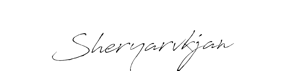 if you are searching for the best signature style for your name Sheryarvkjan. so please give up your signature search. here we have designed multiple signature styles  using Antro_Vectra. Sheryarvkjan signature style 6 images and pictures png