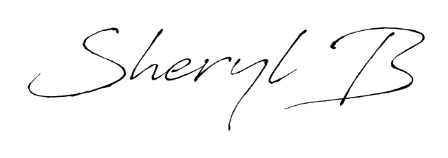 Once you've used our free online signature maker to create your best signature Antro_Vectra style, it's time to enjoy signing your documents with Sheryl B name. Sheryl B signature style 6 images and pictures png