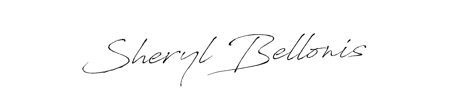 Design your own signature with our free online signature maker. With this signature software, you can create a handwritten (Antro_Vectra) signature for name Sheryl Bellonis. Sheryl Bellonis signature style 6 images and pictures png