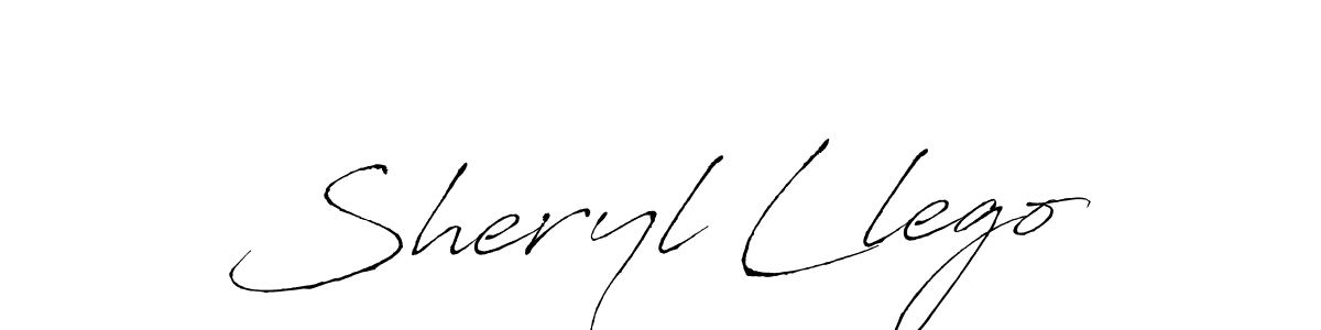 You should practise on your own different ways (Antro_Vectra) to write your name (Sheryl Llego) in signature. don't let someone else do it for you. Sheryl Llego signature style 6 images and pictures png