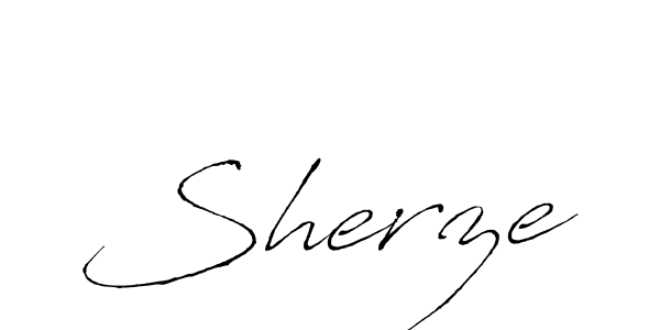 Create a beautiful signature design for name Sherze. With this signature (Antro_Vectra) fonts, you can make a handwritten signature for free. Sherze signature style 6 images and pictures png