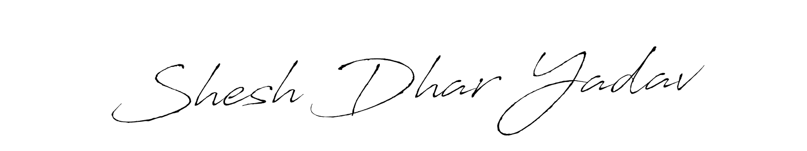 Antro_Vectra is a professional signature style that is perfect for those who want to add a touch of class to their signature. It is also a great choice for those who want to make their signature more unique. Get Shesh Dhar Yadav name to fancy signature for free. Shesh Dhar Yadav signature style 6 images and pictures png