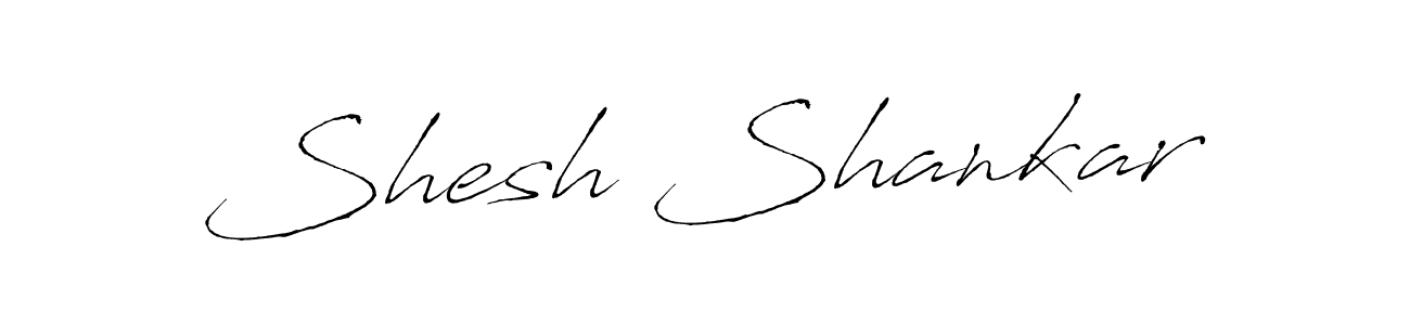 How to make Shesh Shankar name signature. Use Antro_Vectra style for creating short signs online. This is the latest handwritten sign. Shesh Shankar signature style 6 images and pictures png