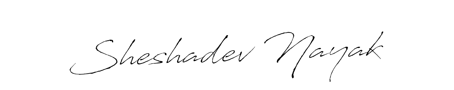 Create a beautiful signature design for name Sheshadev Nayak. With this signature (Antro_Vectra) fonts, you can make a handwritten signature for free. Sheshadev Nayak signature style 6 images and pictures png