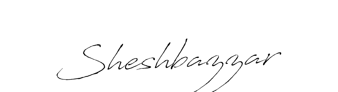 Create a beautiful signature design for name Sheshbazzar. With this signature (Antro_Vectra) fonts, you can make a handwritten signature for free. Sheshbazzar signature style 6 images and pictures png