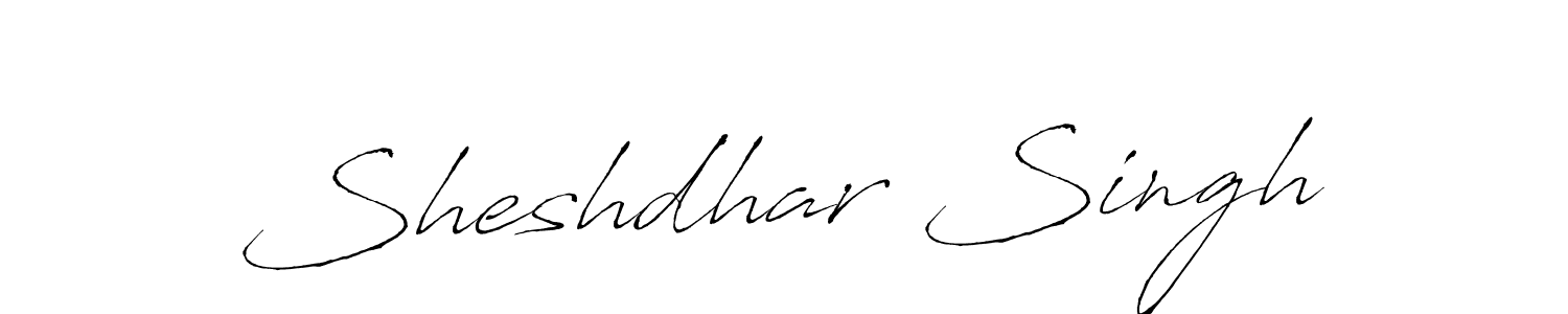 How to make Sheshdhar Singh signature? Antro_Vectra is a professional autograph style. Create handwritten signature for Sheshdhar Singh name. Sheshdhar Singh signature style 6 images and pictures png