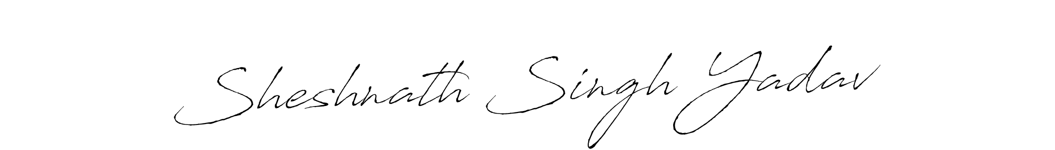 Sheshnath Singh Yadav stylish signature style. Best Handwritten Sign (Antro_Vectra) for my name. Handwritten Signature Collection Ideas for my name Sheshnath Singh Yadav. Sheshnath Singh Yadav signature style 6 images and pictures png