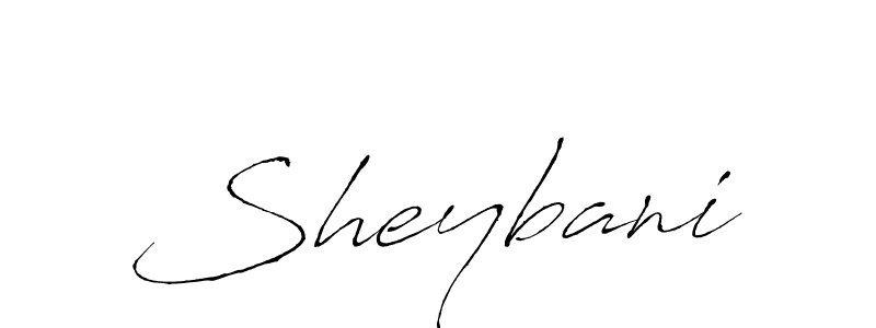 How to make Sheybani signature? Antro_Vectra is a professional autograph style. Create handwritten signature for Sheybani name. Sheybani signature style 6 images and pictures png