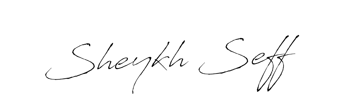 Sheykh Seff stylish signature style. Best Handwritten Sign (Antro_Vectra) for my name. Handwritten Signature Collection Ideas for my name Sheykh Seff. Sheykh Seff signature style 6 images and pictures png