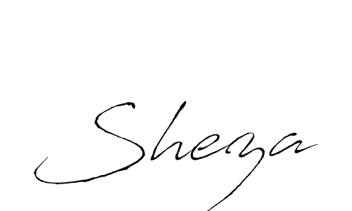 How to make Sheza signature? Antro_Vectra is a professional autograph style. Create handwritten signature for Sheza name. Sheza signature style 6 images and pictures png