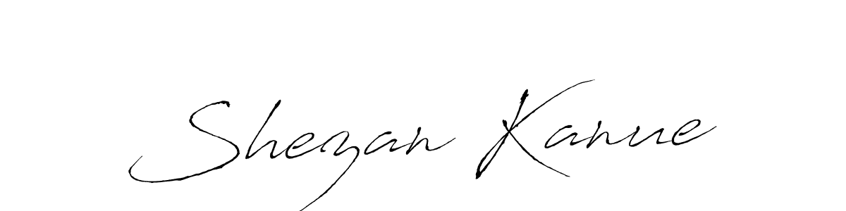 Shezan Kanue stylish signature style. Best Handwritten Sign (Antro_Vectra) for my name. Handwritten Signature Collection Ideas for my name Shezan Kanue. Shezan Kanue signature style 6 images and pictures png