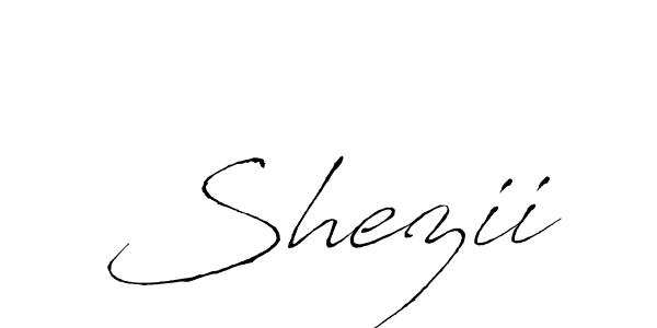 How to make Shezii signature? Antro_Vectra is a professional autograph style. Create handwritten signature for Shezii name. Shezii signature style 6 images and pictures png