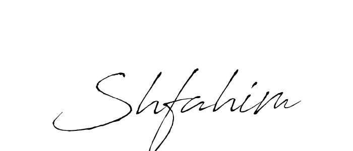 Shfahim stylish signature style. Best Handwritten Sign (Antro_Vectra) for my name. Handwritten Signature Collection Ideas for my name Shfahim. Shfahim signature style 6 images and pictures png