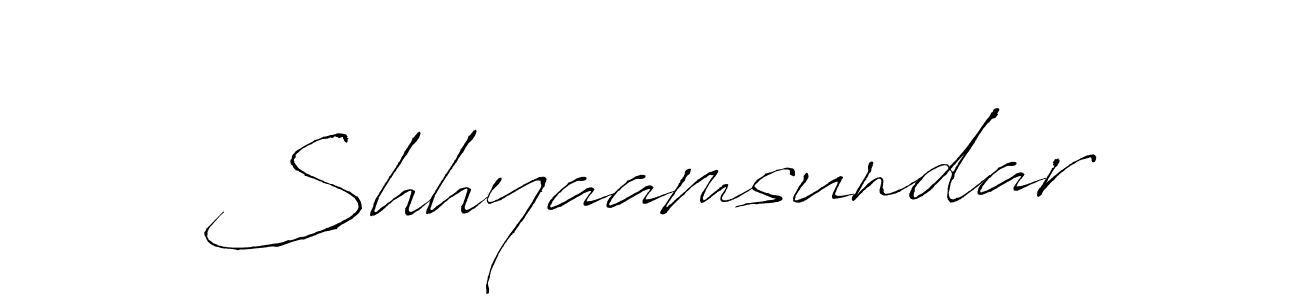 Shhyaamsundar stylish signature style. Best Handwritten Sign (Antro_Vectra) for my name. Handwritten Signature Collection Ideas for my name Shhyaamsundar. Shhyaamsundar signature style 6 images and pictures png