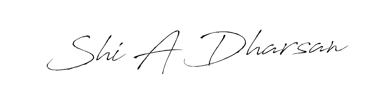 Also You can easily find your signature by using the search form. We will create Shi A Dharsan name handwritten signature images for you free of cost using Antro_Vectra sign style. Shi A Dharsan signature style 6 images and pictures png