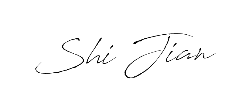 The best way (Antro_Vectra) to make a short signature is to pick only two or three words in your name. The name Shi Jian include a total of six letters. For converting this name. Shi Jian signature style 6 images and pictures png