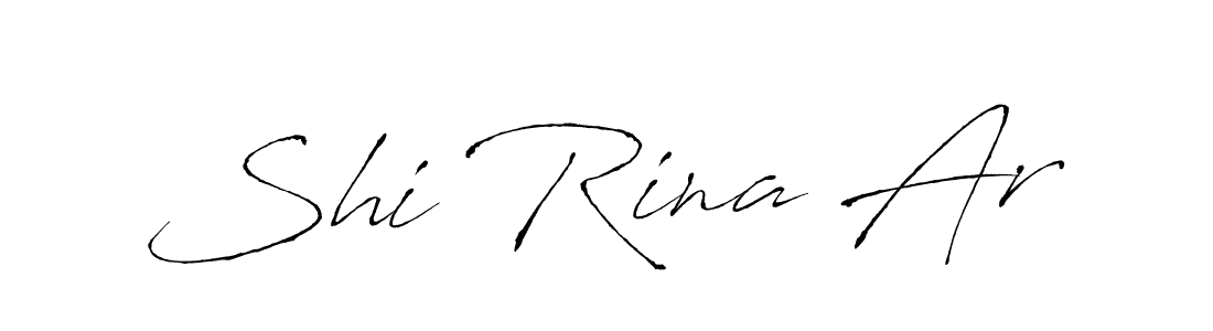 Design your own signature with our free online signature maker. With this signature software, you can create a handwritten (Antro_Vectra) signature for name Shi Rina Ar. Shi Rina Ar signature style 6 images and pictures png